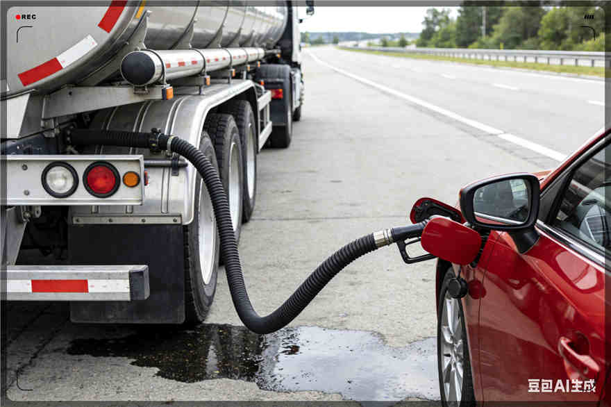 中山区汽车救援送水案例